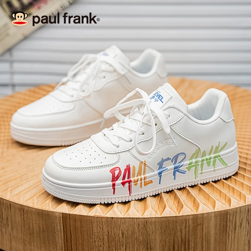 大嘴猴男鞋秋季新款时尚潮流百搭涂鸦板鞋男士休闲鞋学生低帮潮鞋