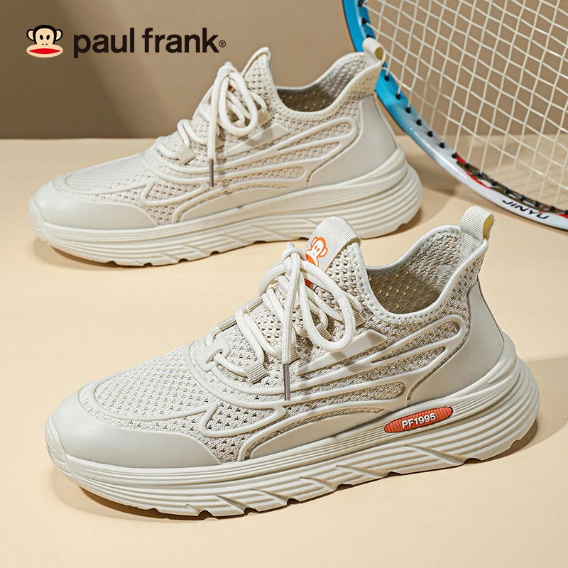 大嘴猴男鞋新款春季透气网面运动鞋男士男生轻便软底百搭休闲潮鞋