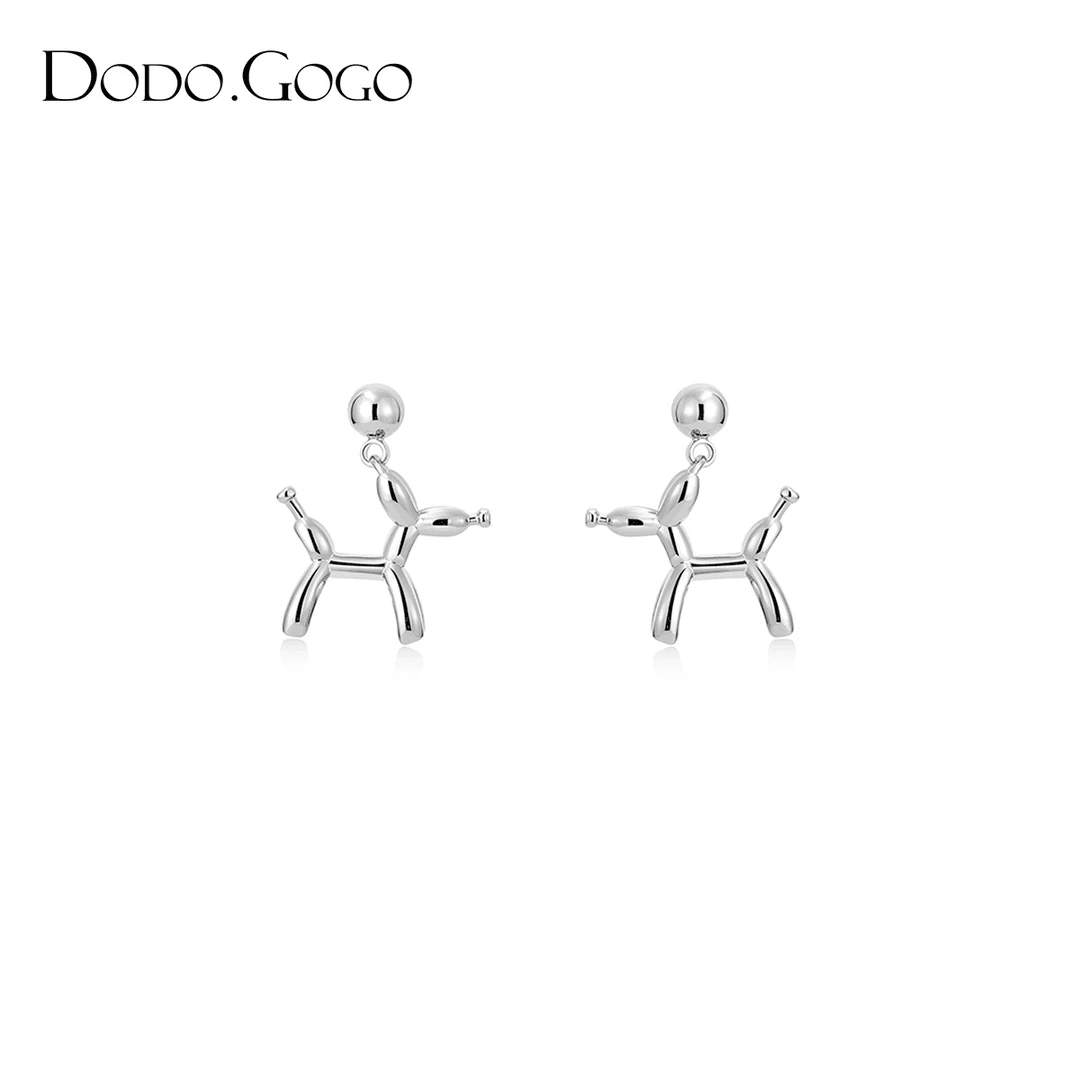 DODOGOGO 铜合金耳饰 七夕礼物送女友气质轻奢时尚百搭简约耳环