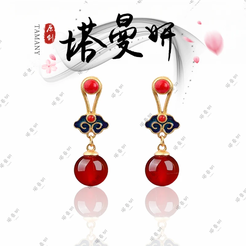 2198 祥云古风时尚气质耳饰