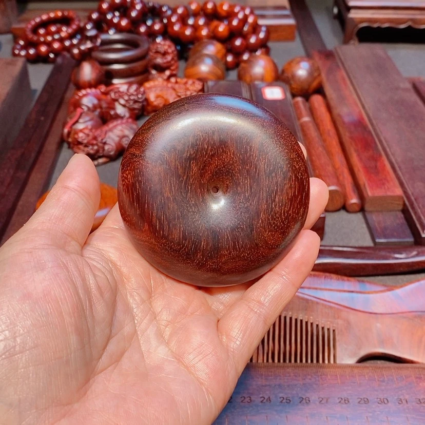 【闪购商品】小叶紫檀把件开****牛