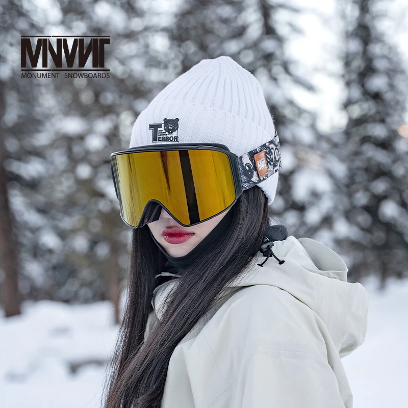 TERROR探锐艺术家新款磁吸滑雪眼镜男防雾滑雪护目镜女可卡近视镜