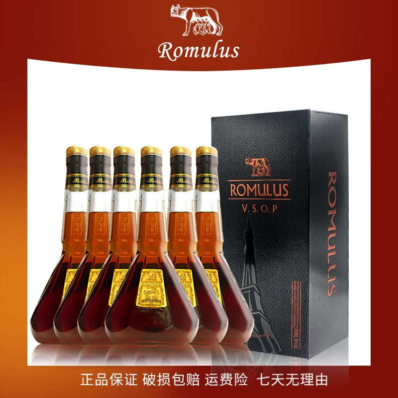 罗慕路斯V.S.O.P白兰地700ML*6 礼盒礼袋