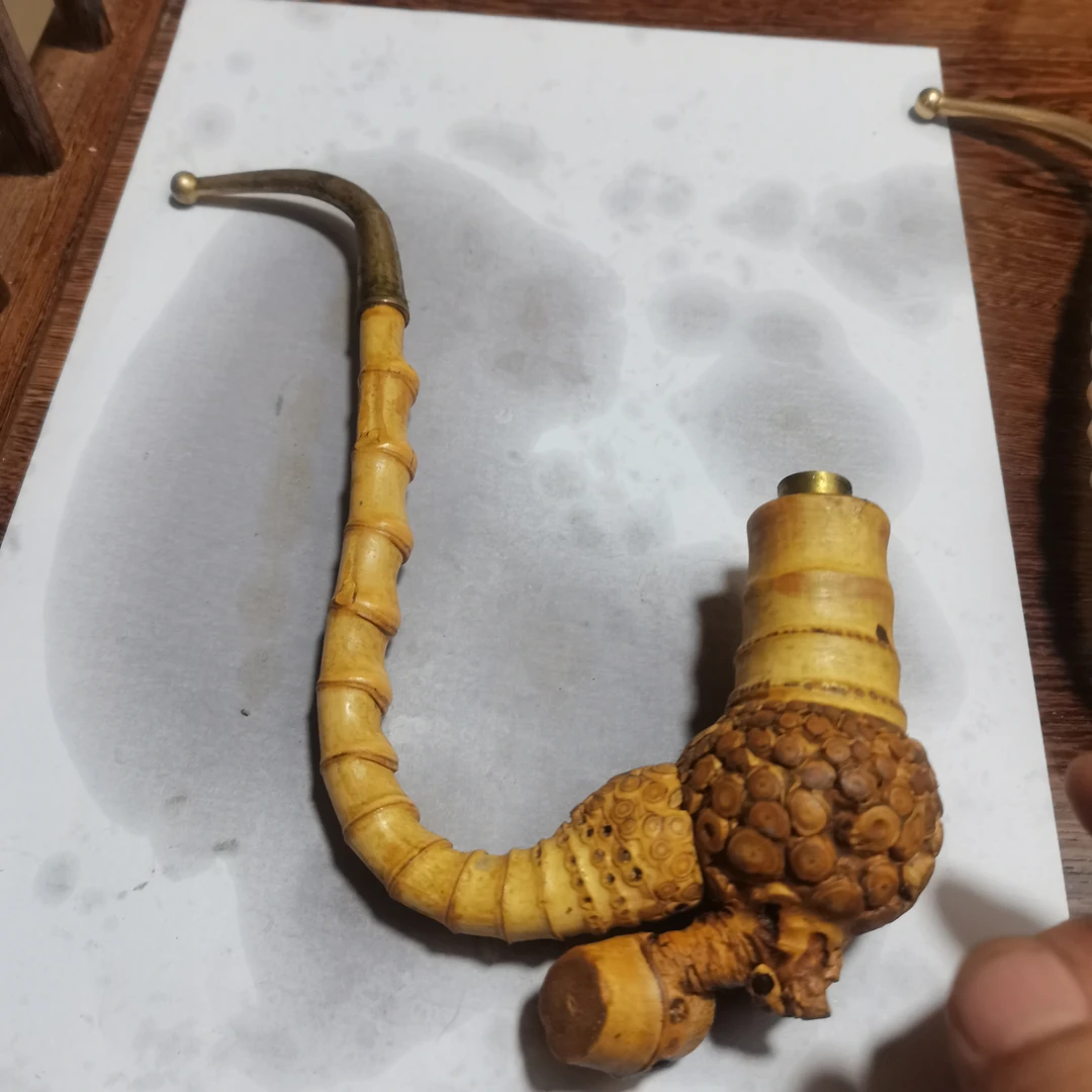 荆竹小一弯罗汉包老料烟杆