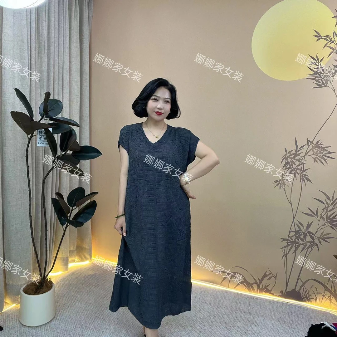 6099娜娜家宽松修身女装修身时尚休闲百搭夏季减龄中长款洋气
