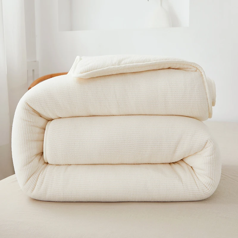 新疆棉花被冬被针织被芯加厚手工被子学生宿舍棉被冬季全棉被芯子