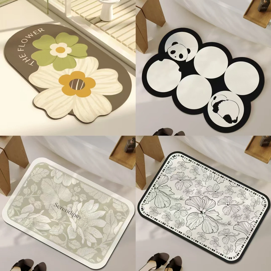 浴室地毯免洗防滑门垫可擦房间垫地毯清仓地垫加厚地毯脚垫松弛感