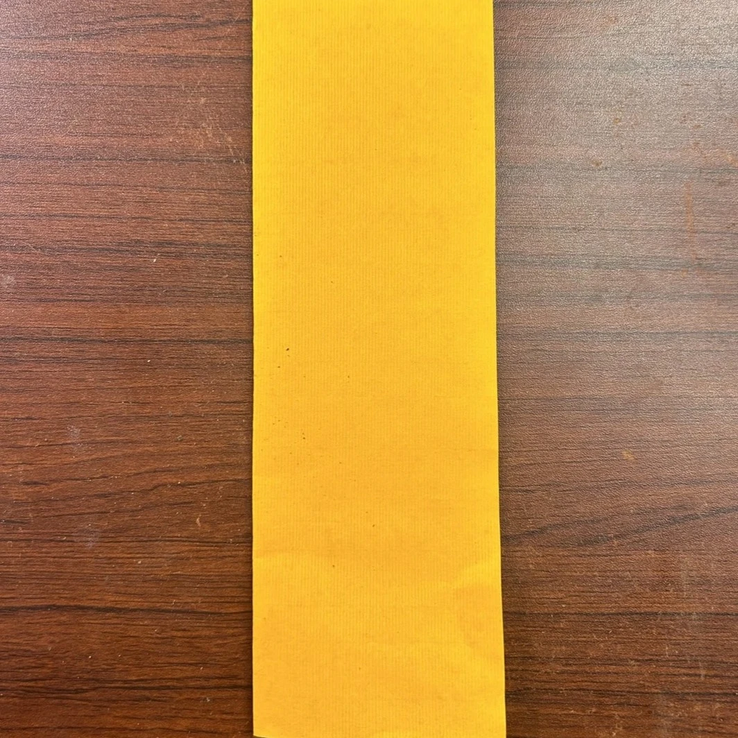 手绘定制的贴纸黄色卡片纸6