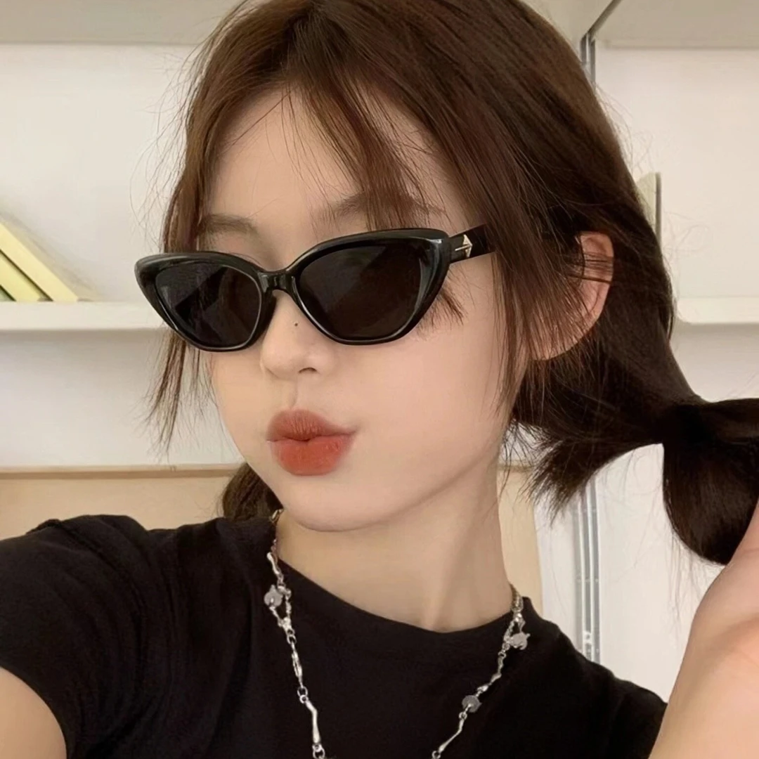 2024新款猫眼时尚简约高级质感方圆脸显瘦气质欧美街拍遮阳太阳镜