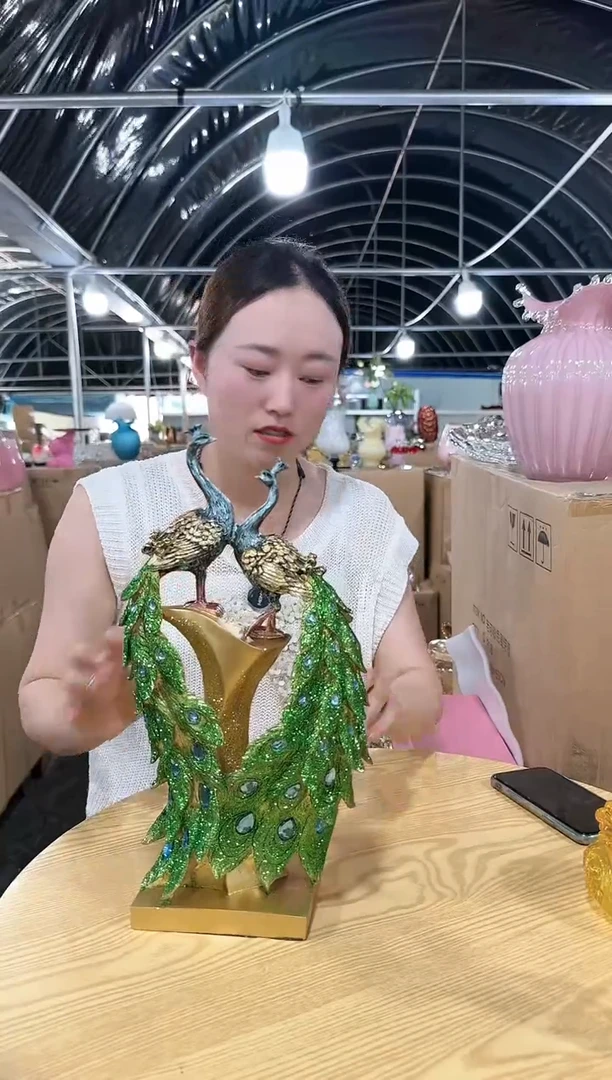 【闪购商品】孔雀摆件
