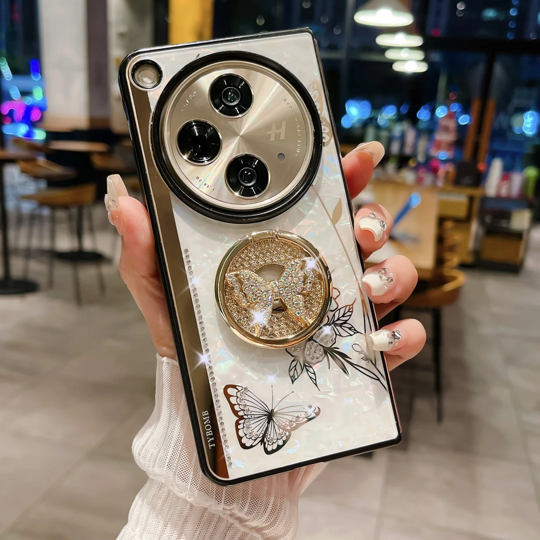 OPPOFindN3手机壳新款支架全包防摔折叠屏保护套网红时尚高级感女