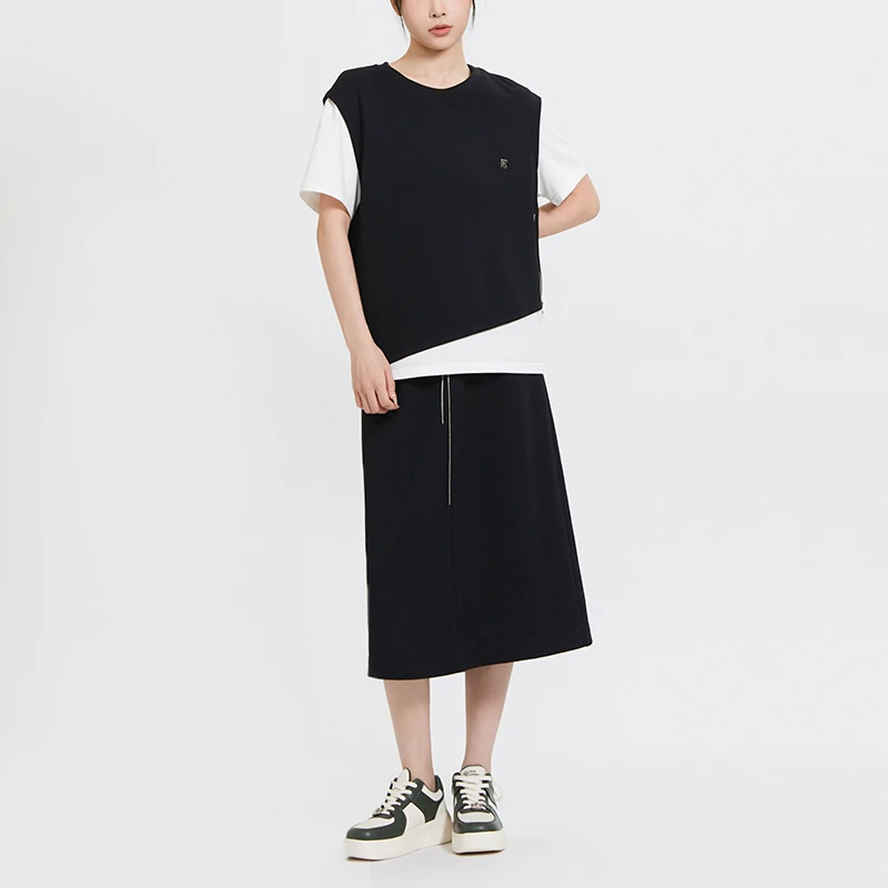 李子木套装T恤半裙两件套女2023夏季新款休闲减龄宝藏衣橱B57169