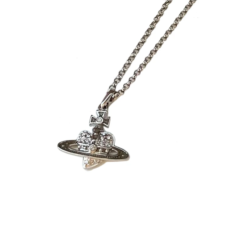 【双12好物】VIVIENNE WESTWOOD/西太后 女士银色徽标心性项链