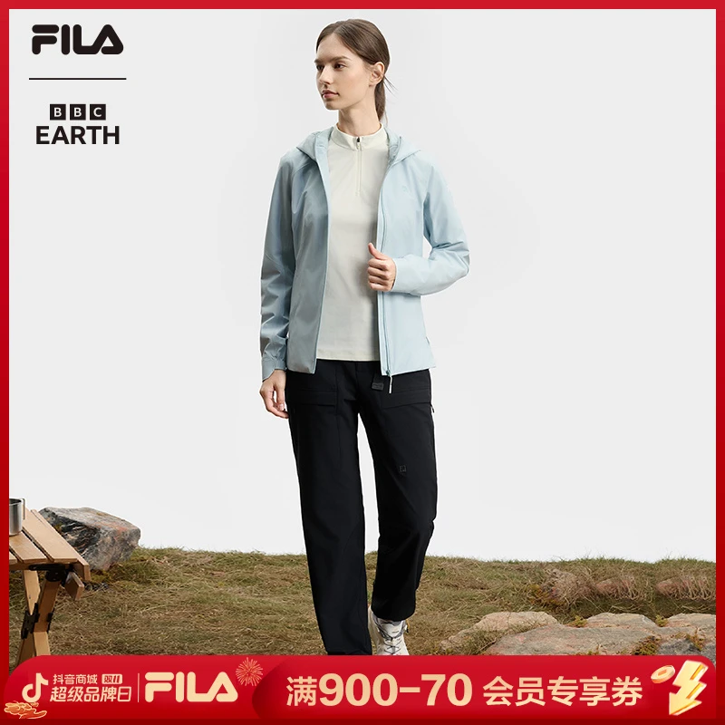 Fila/斐乐女款长袖运动外套【雅丹风】舒适百搭休闲户外A11W437704F