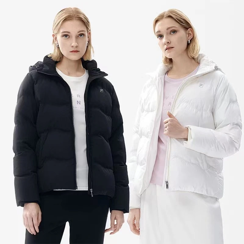 Fila/斐乐冬季新款时尚简约百搭运动羽绒服帽保暖F11W247902F