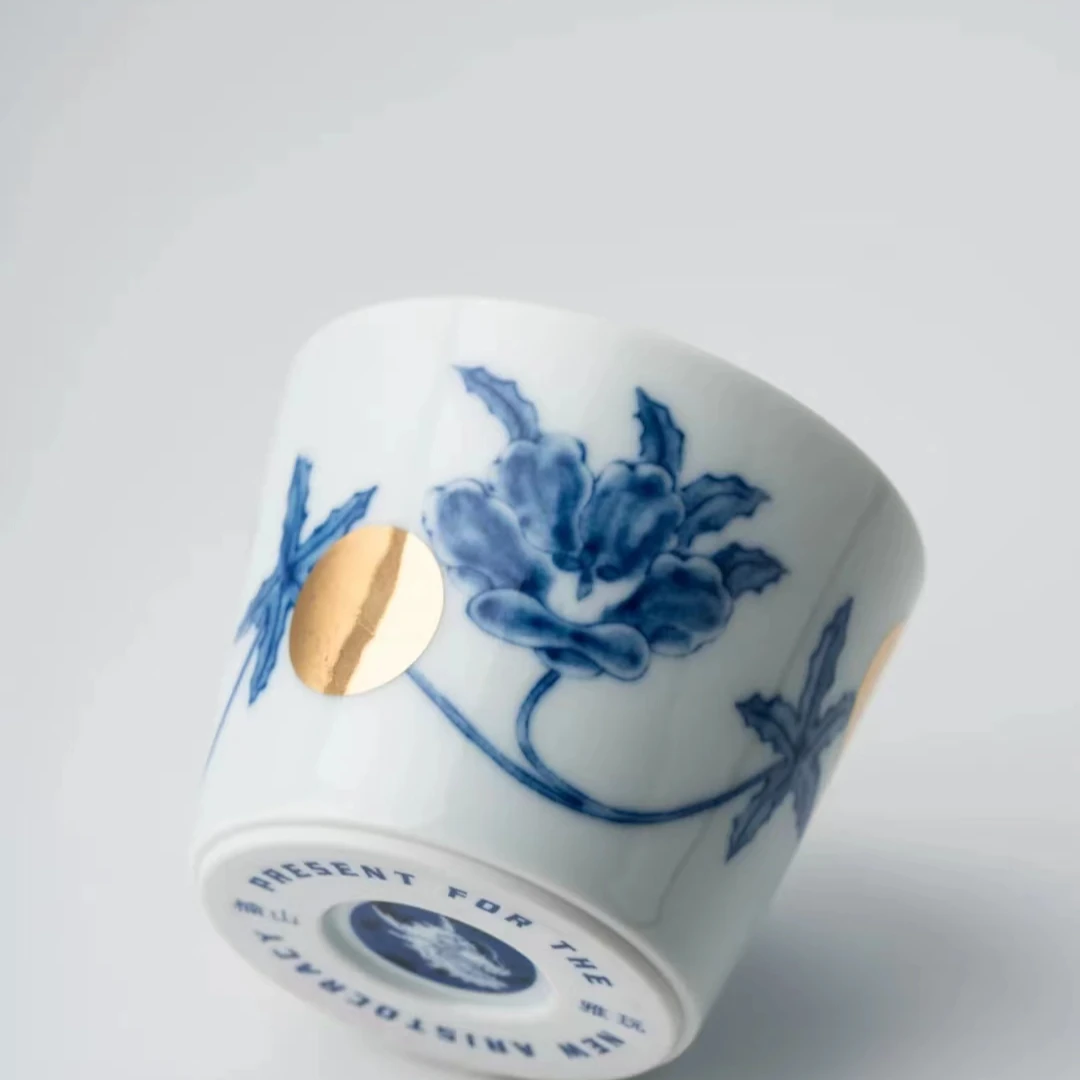 景德镇-景岚高温手工秋葵花杯