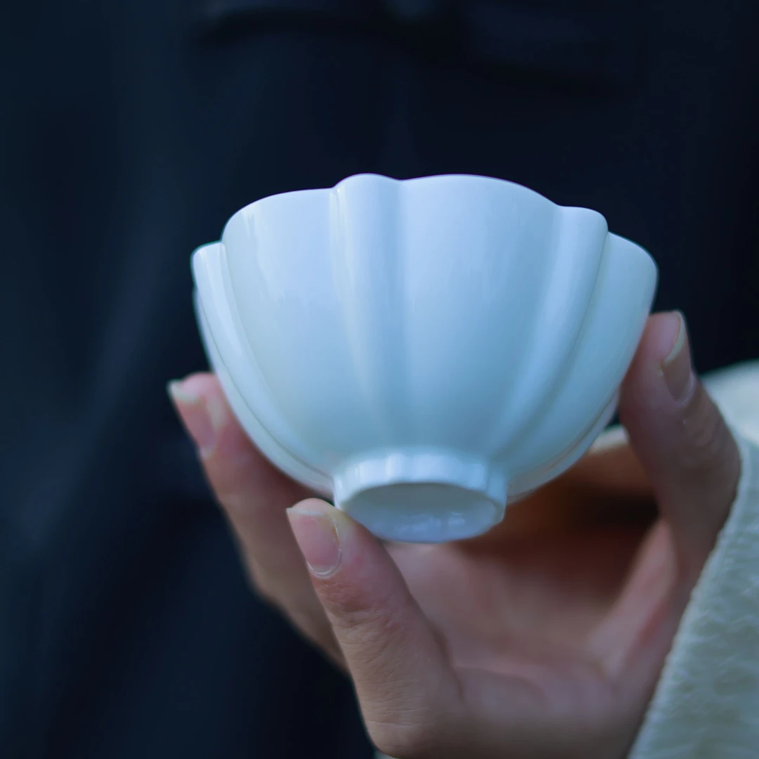 景德镇~景岚高温玉泥手工精修主人杯