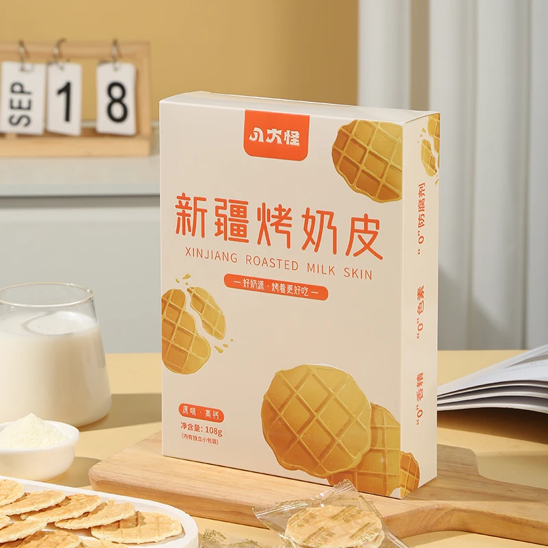 八大怪新疆特色烤奶皮酥脆零食烤奶皮子奶香