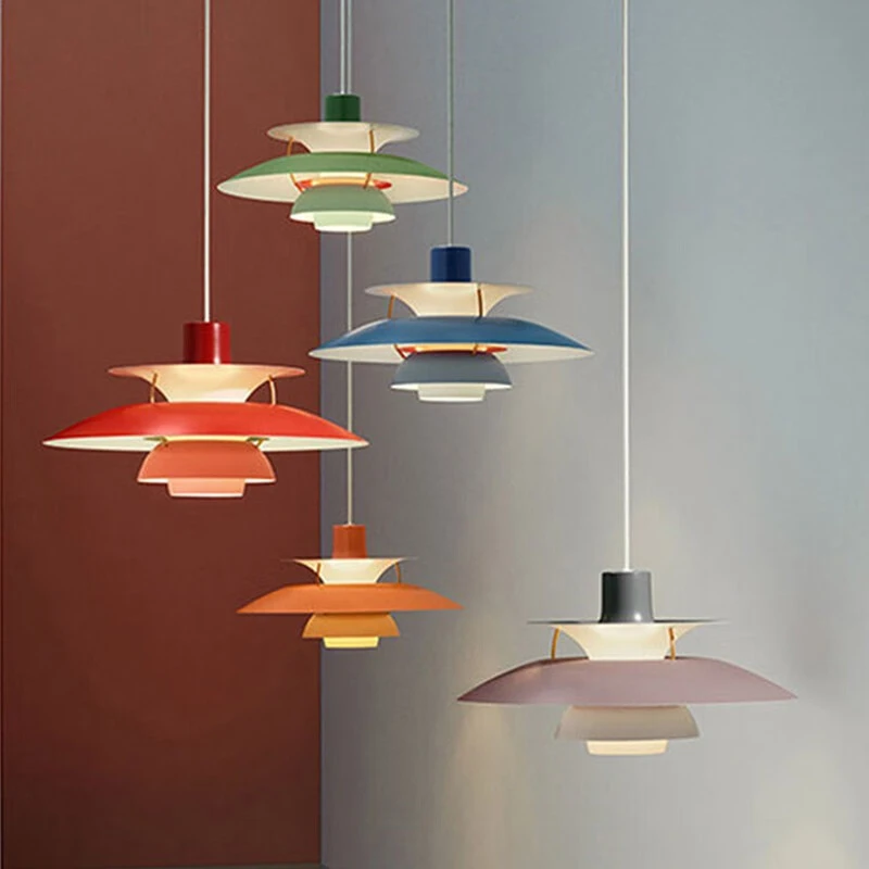北欧简约ph5餐厅灯飞碟吊灯 丹麦设计师经典创意卧室床头吧台