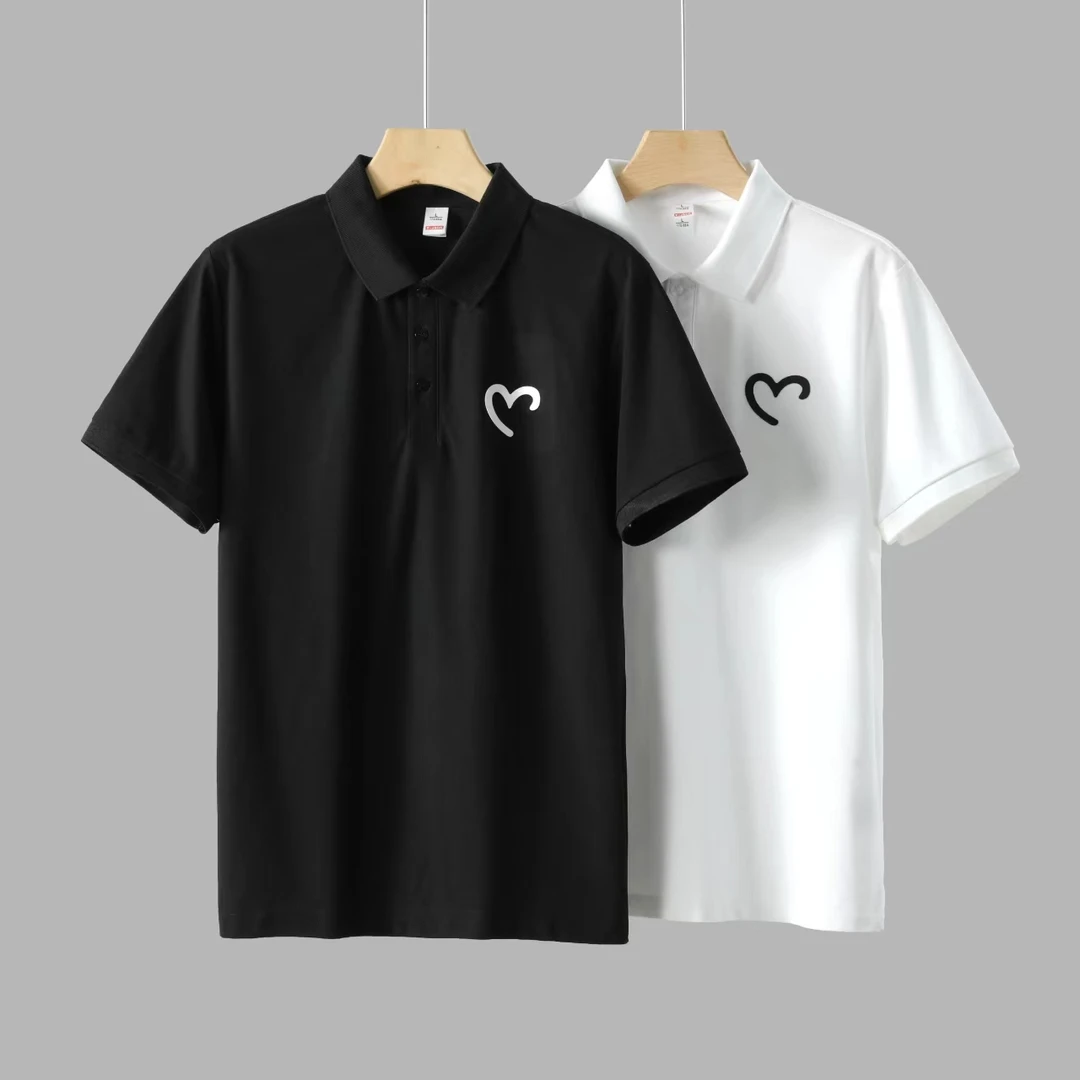 情侣款式运动高端立体浮雕夏季休闲时尚翻领速干polo衫