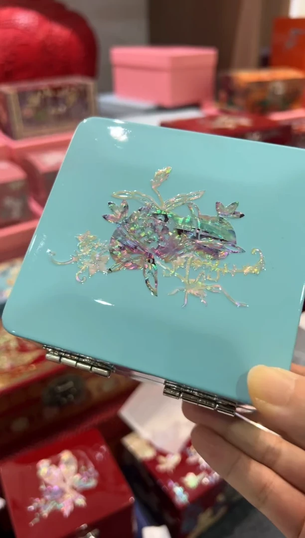【闪购商品】微瑕手镯盒·弘贝雅螺钿漆器