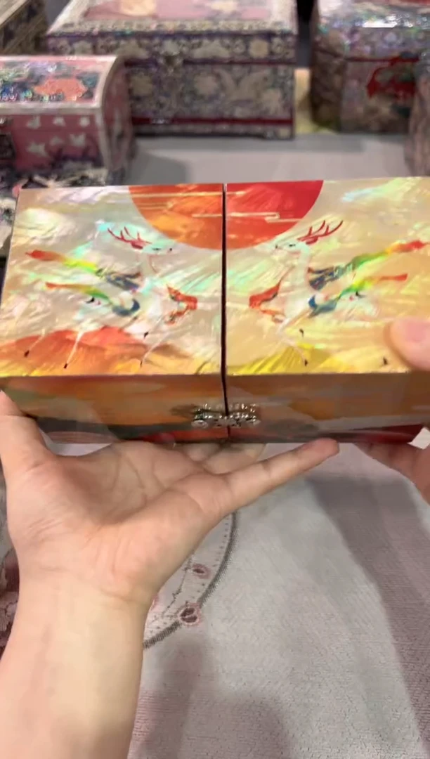【闪购商品】对开 · 微瑕款 弘贝雅螺钿漆器