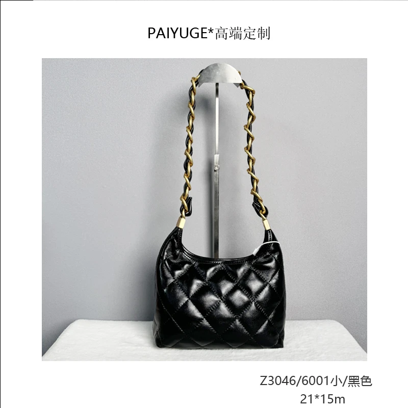 Z3046/6001小/黑色 高端定制时尚女士手提包单肩包斜挎包1427