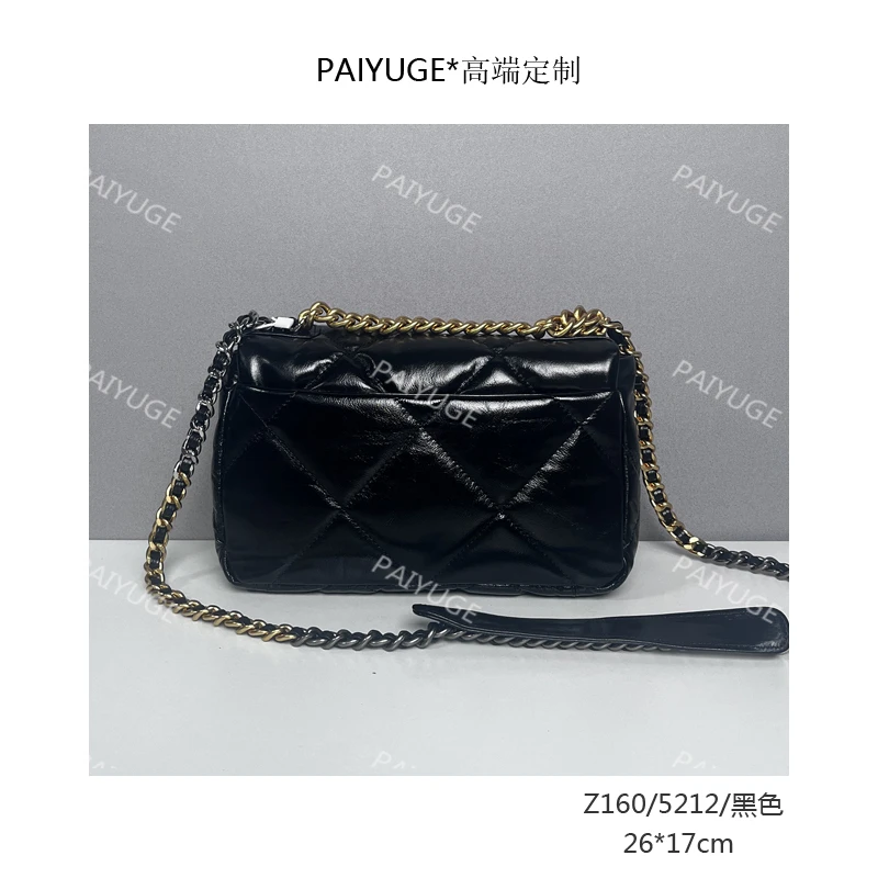 Z160/5212/黑色 paiyuge高端订制百搭女士手提包单肩包斜挎包1809