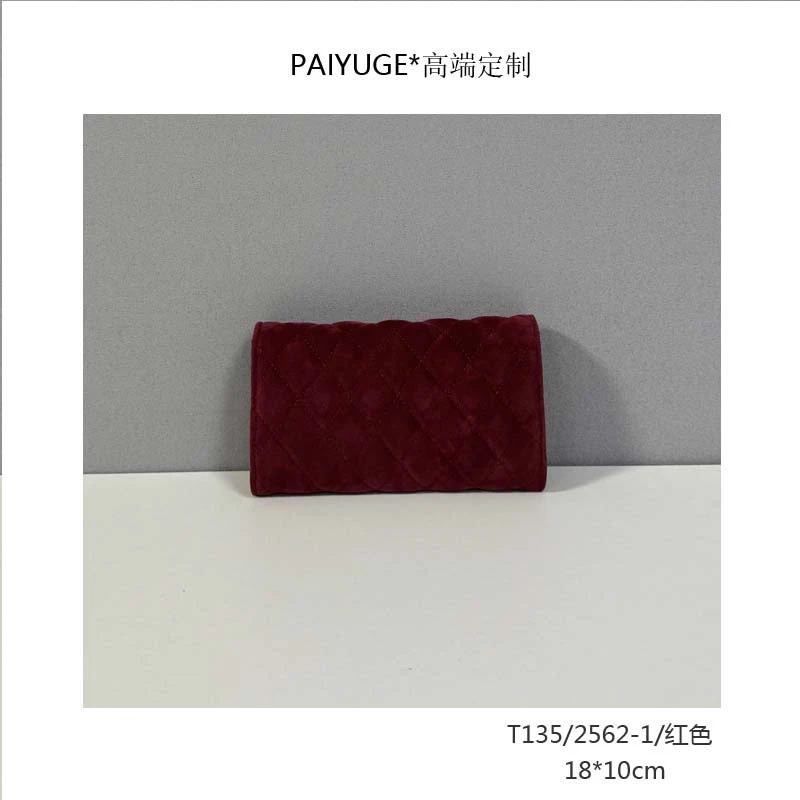 T135/2562-1/红色  高端订制手工时尚钱包卡包证件包1513
