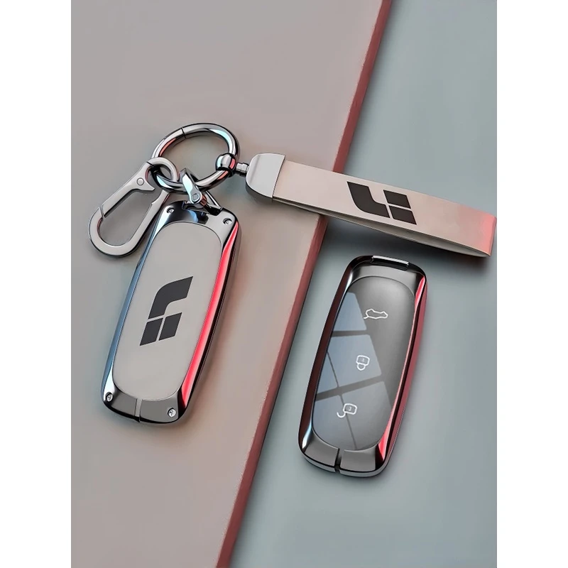 理想l9钥匙套l8专用one配件2022款max汽车专用男改装车标女壳扣包