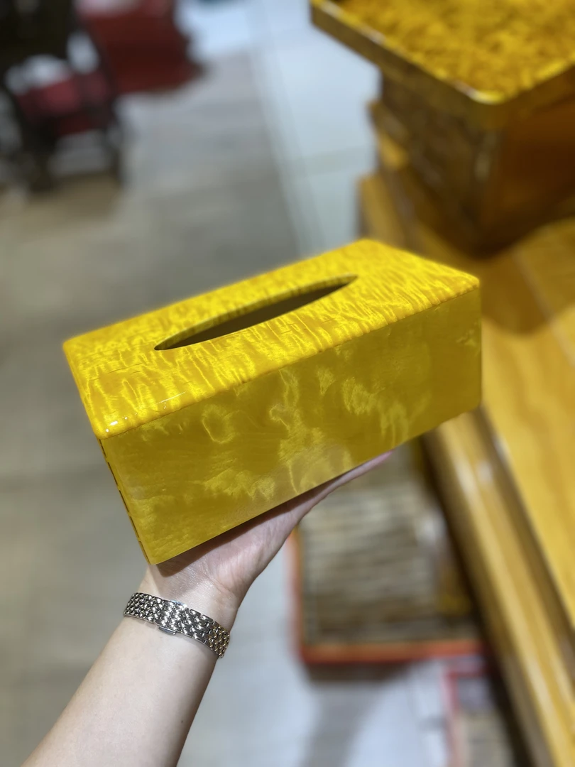 金丝楠木精品纸巾盒