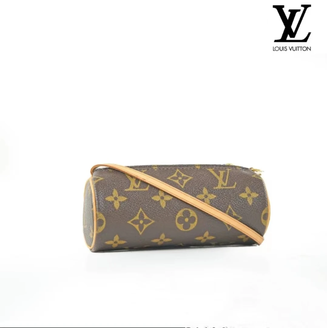 95新 LouisVuitton/路易威登 【专属】LV 老花  黄皮  巴比龙 子包