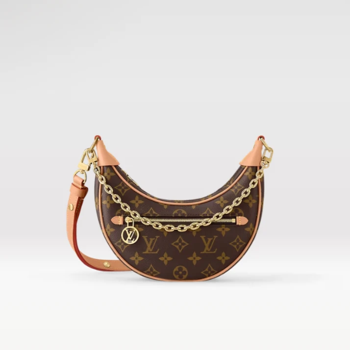 99新 LouisVuitton/路易威登 【慧慧专属】月亮豌豆芯片腋下单肩包