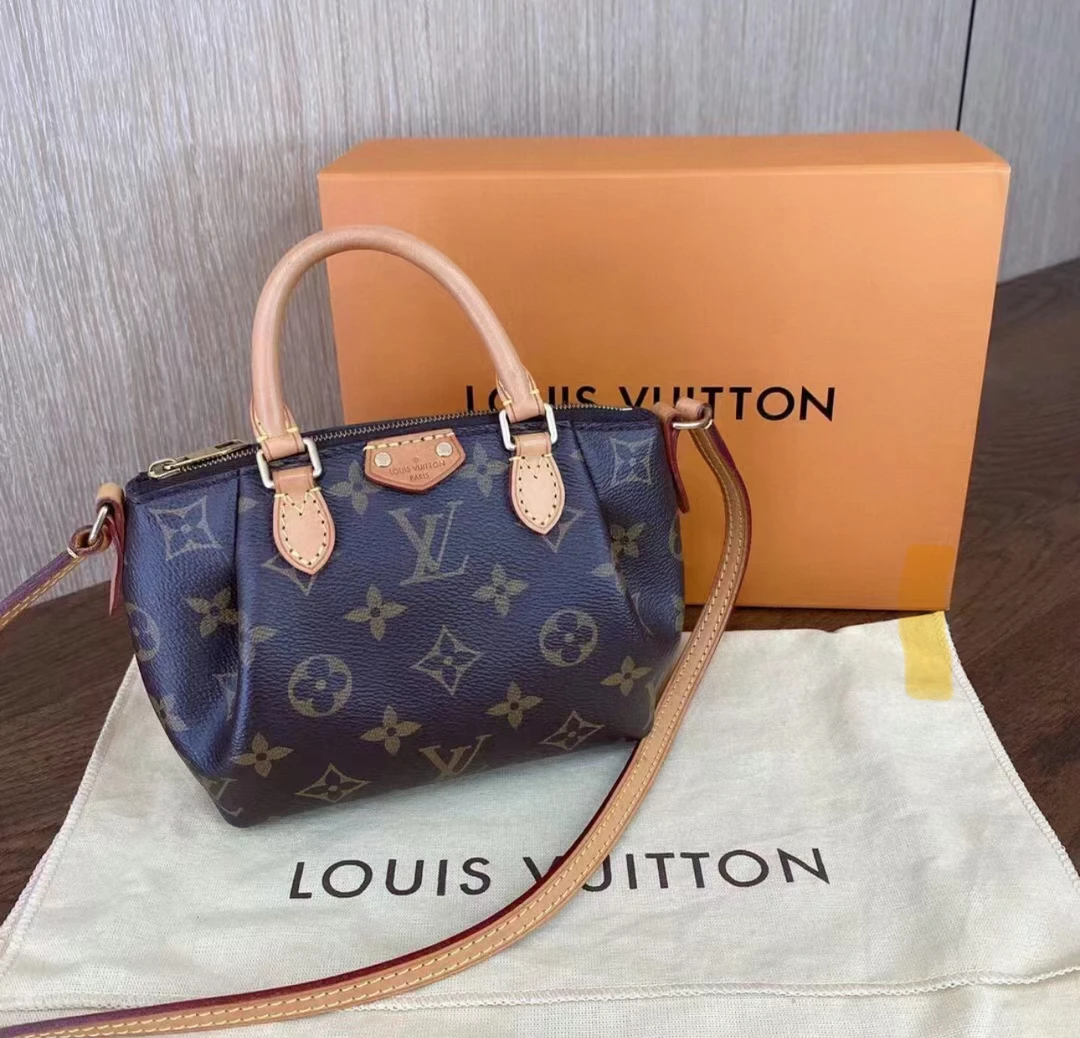 99新 LouisVuitton/路易威登 LV nano饺子包 植鞣革换新 巧巧