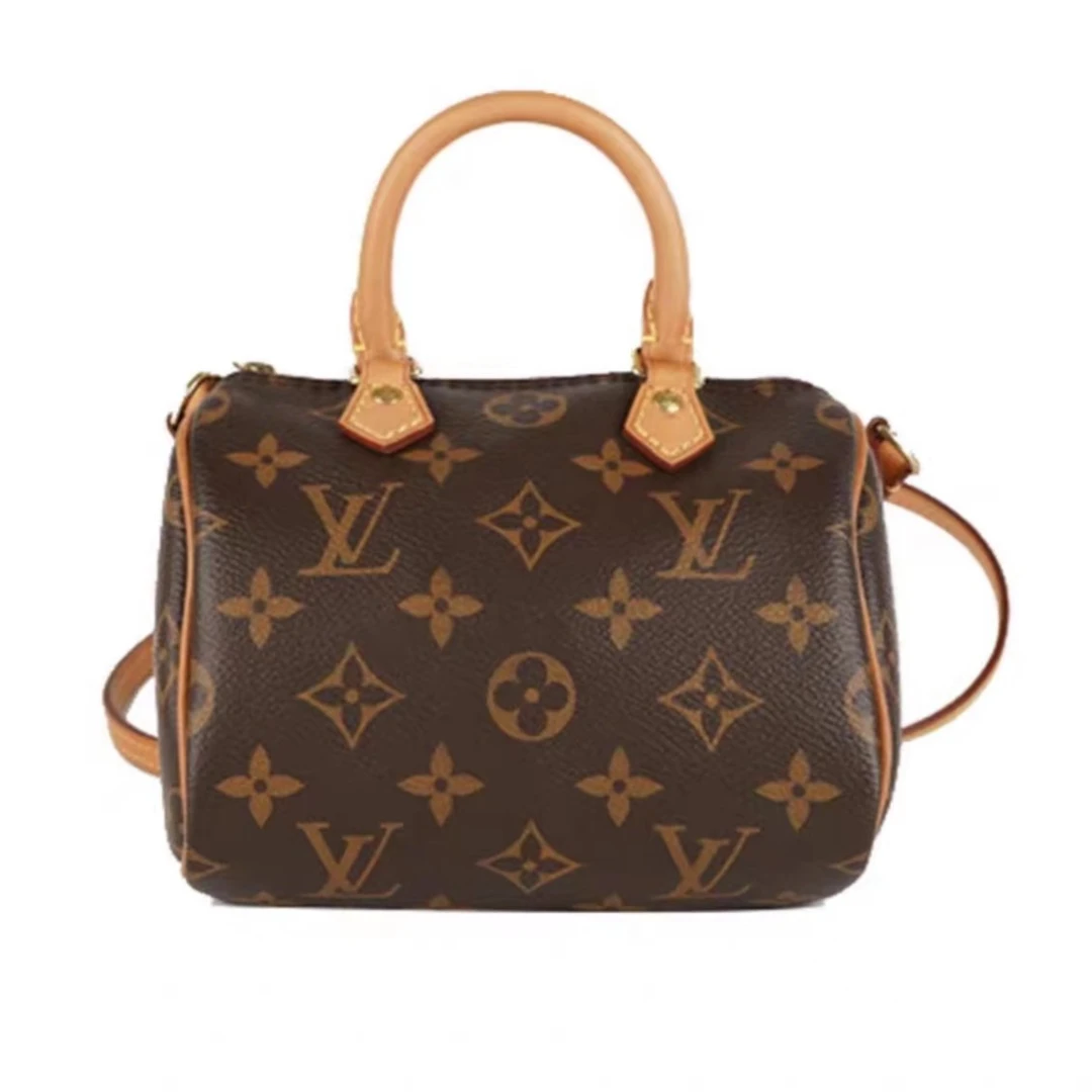 95新 LouisVuitton/路易威登 LV包包 老花speedy nano枕头包 嘉莉