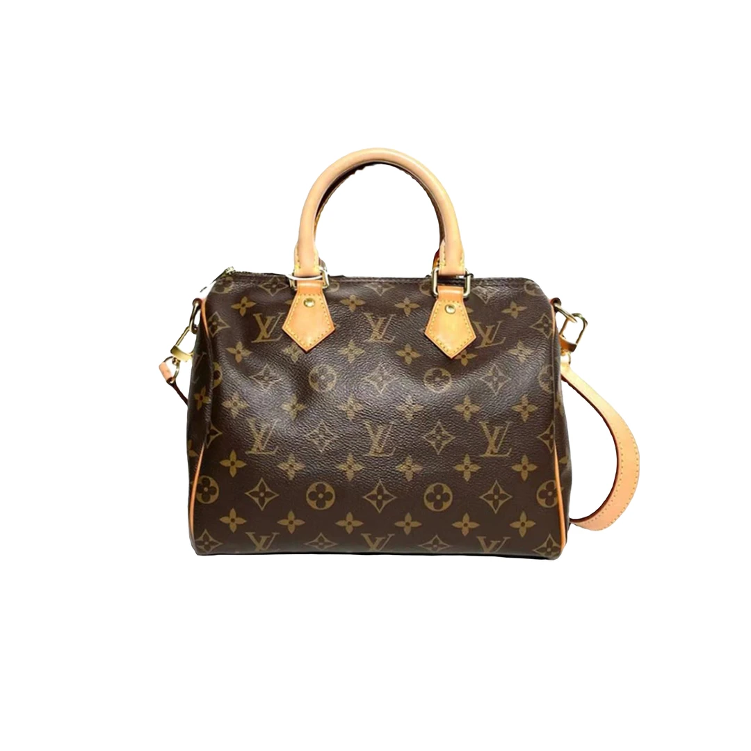 99新 LouisVuitton/路易威登 【慧慧专属】老花SP25波士顿肩枕头包