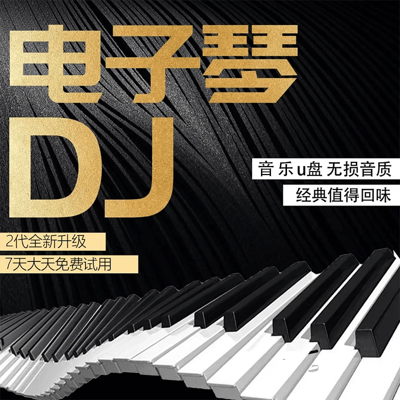 2025全新升级电子琴Dj 纯音乐重低音Dj 车载u盘无损音质