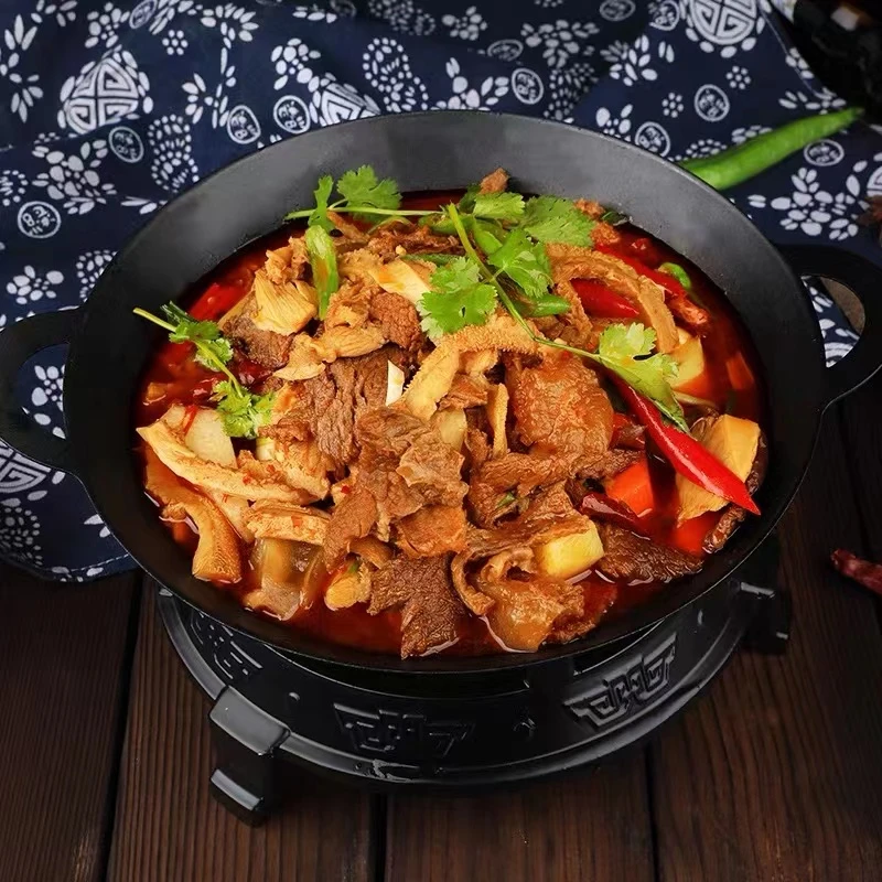 湖北荆州特产牛三鲜火锅牛杂火锅加热即食方便预制菜800g