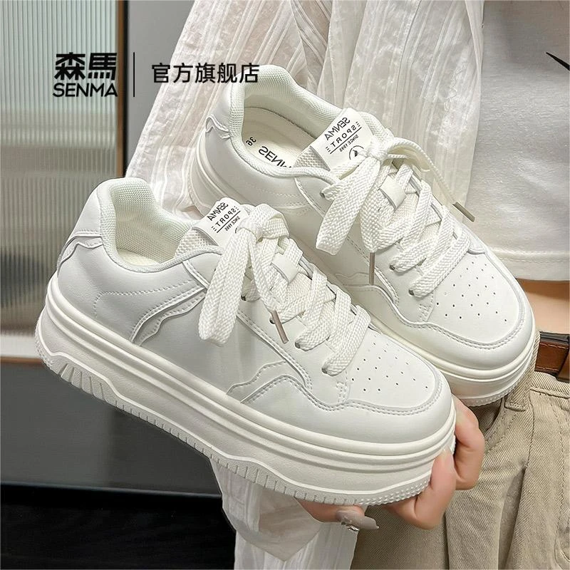 森马官方旗舰店厚底小白鞋女鞋新款厚底板鞋ins潮鞋韩版休闲鞋050