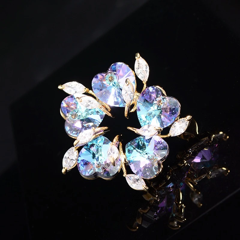 铜合金胸针 【璀璨星空】秋冬新款时尚百搭轻奢精致奢华简约7011