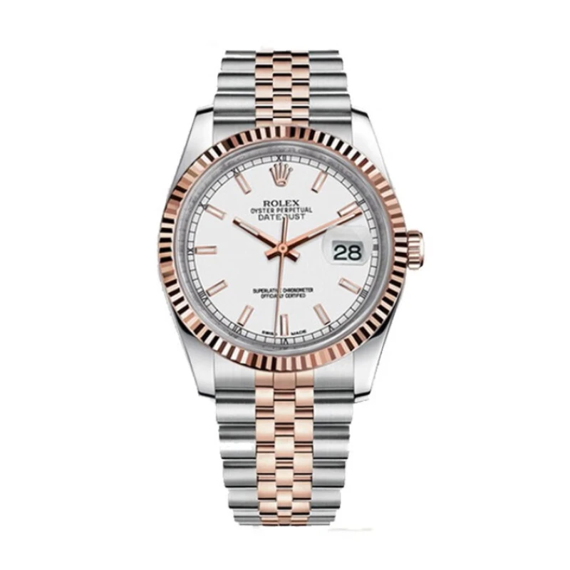 99新 Rolex/劳力士 日志116231/36mm/白盘条钉/自动机械/单表