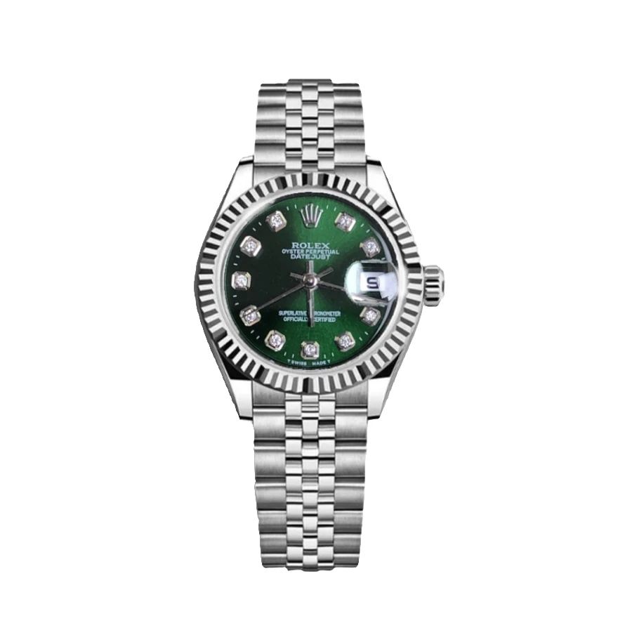 99新 Rolex/劳力士 日志69174/26mm/绿盘/狗牙圈/自动机械/单表