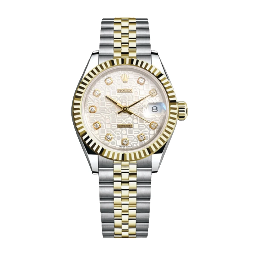 99新 Rolex/劳力士 日志68273/31mm/银白电脑盘/原钻/自动/单表