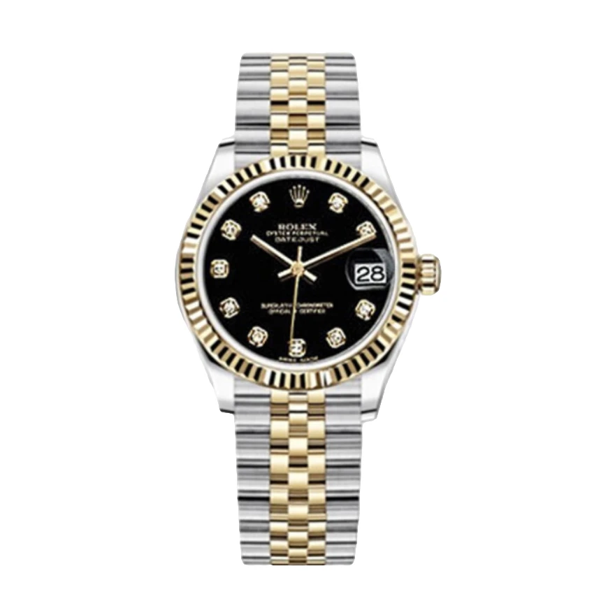 99新 Rolex/劳力士 日志178273/31mm/黑盘原钻/狗牙圈/单表/自动