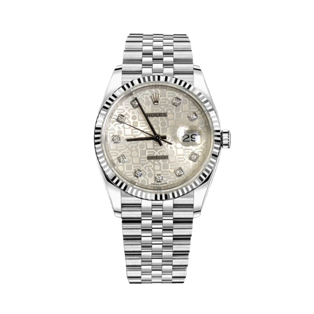 99新 Rolex/劳力士 日志系列36mm/银白电脑盘/后钻/自动机械/单表