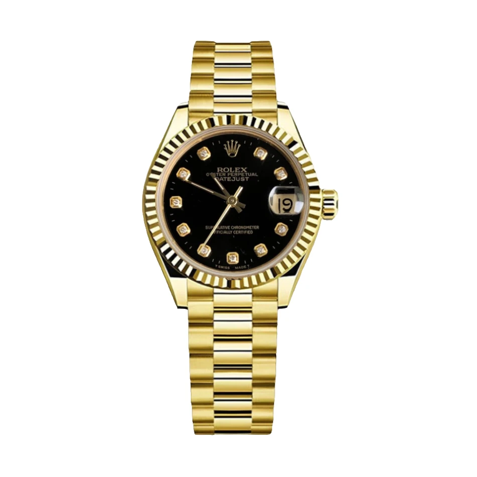 99新 Rolex/劳力士 日志68278/31mm/黑盘/狗牙圈/自动机械/单表