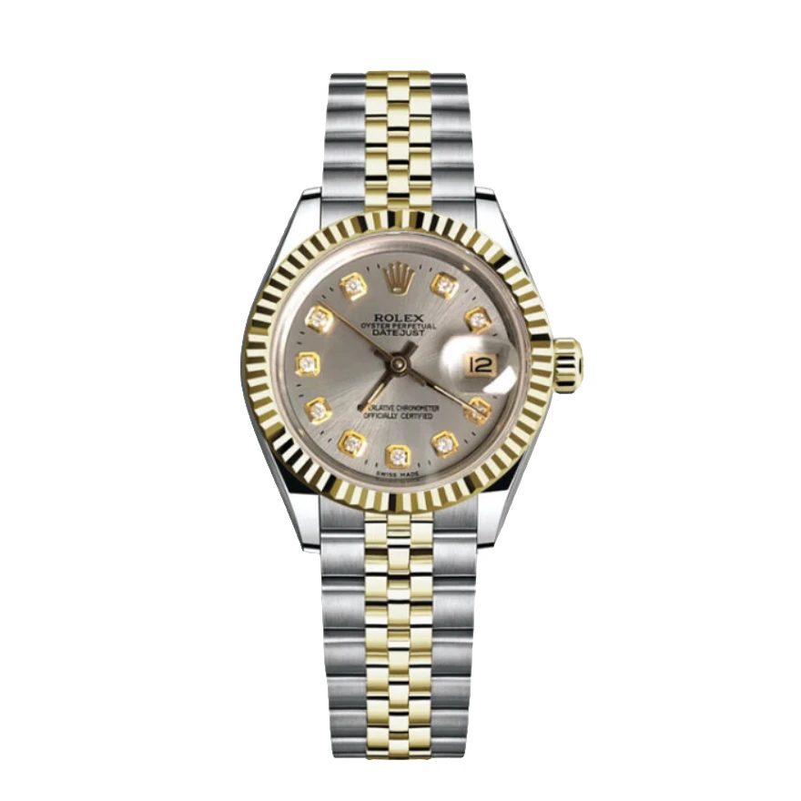 99新 Rolex/劳力士 日志系列69173/26mm/灰盘/狗牙/自动机械/单表