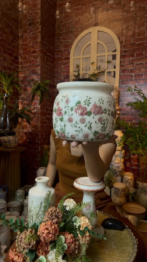 【闪购商品】有孔花盆高14cm口径14cm
