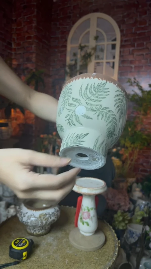 【闪购商品】微瑕花盆高14cm口径12.5cm