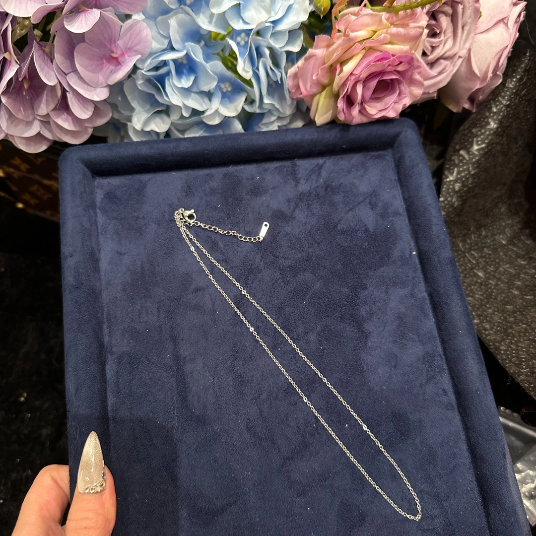 钛钢项链 钛钢项链百搭项链